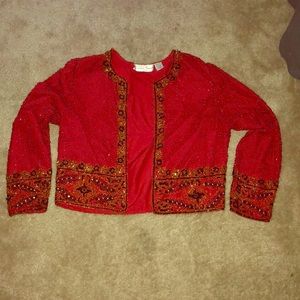 Vintage Beaded Blazer